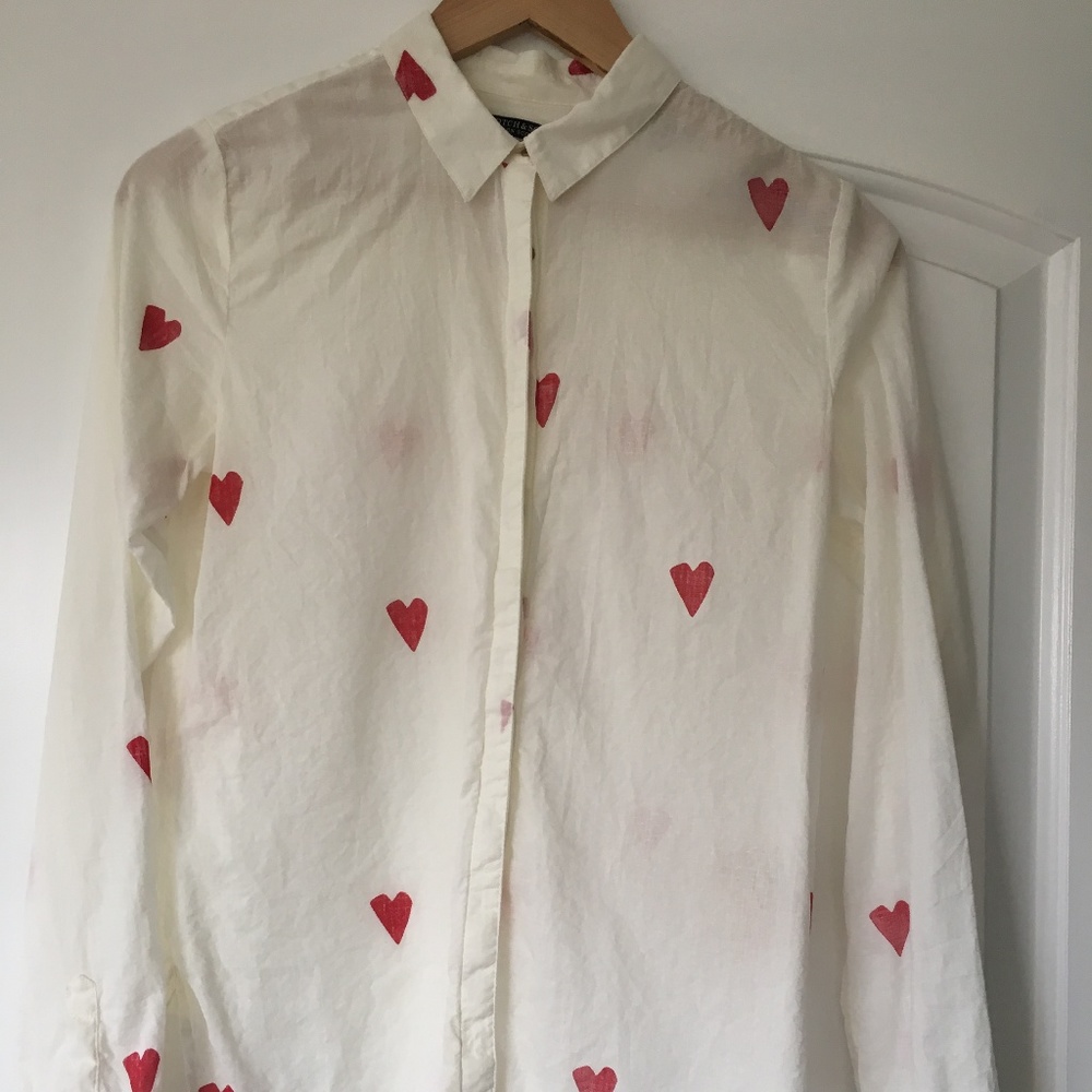 Scotch & Soda Heart Print Basic Shirt